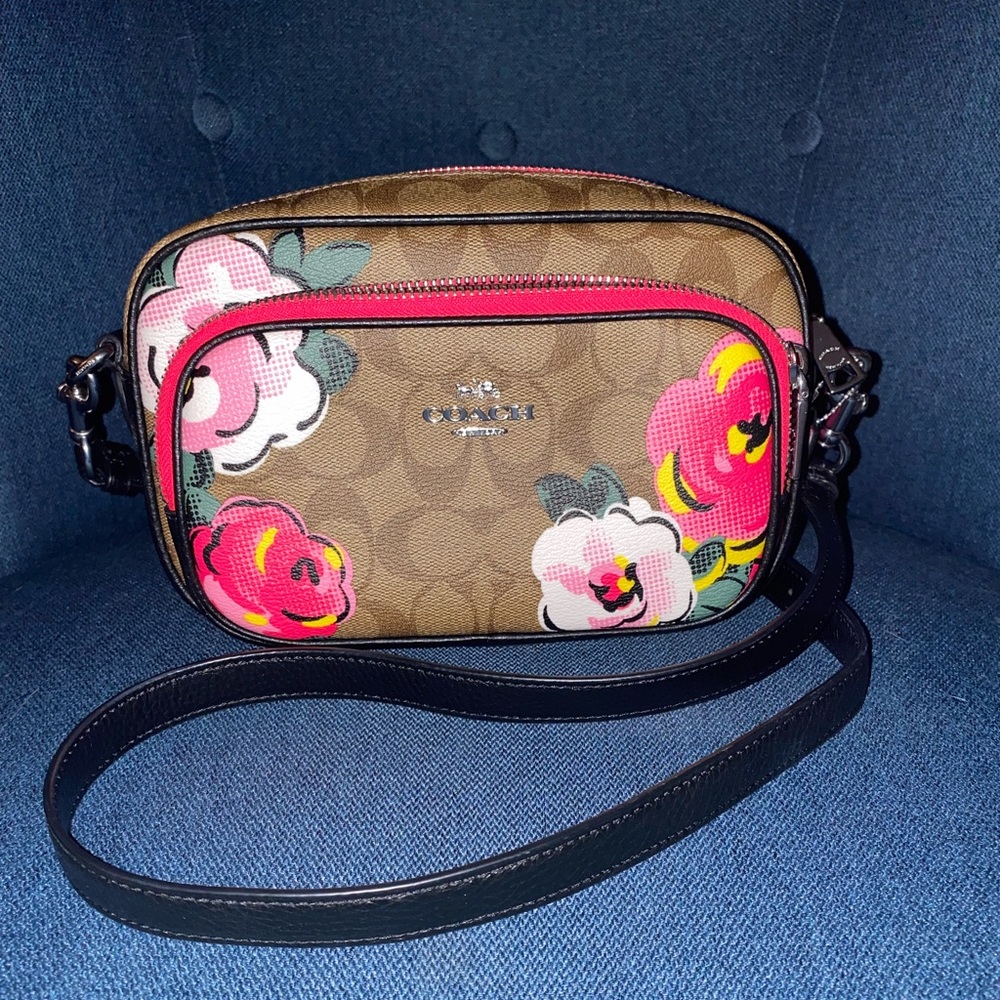 Floral Coach crossbody